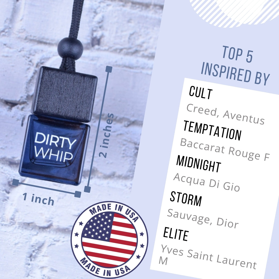 TEMPTATION Car Air Freshener (inspired by Baccarat Rouge F)